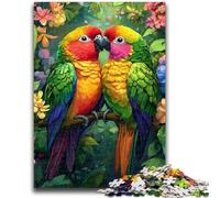 Rompecabezas para Adultos 1000 Piezas de Loros, Juegos educativos para decoración del hogar, Juego Educativo para cumpleaños y Navidad, 50x75cm