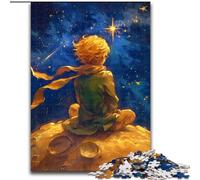 Rompecabezas para Adultos, 1000 Piezas de Madera de El Principito, Ideal como Rompecabezas de Cielo Nocturno, Ideal para la Familia, decoración del hogar (50x75cm)