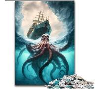 Rompecabezas para Adultos, 1000 Piezas de Madera de Master of The Seas, Ideal para Manualidades Familiares, Ideal para cumpleaños y festividades, 1000 Piezas(50x75cm)