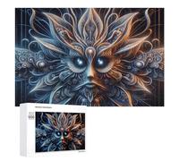 Rompecabezas para adultos, 1000 piezas de máscara de fantasía, obras de arte para adultos, juegos divertidos, decoración perfecta desafiante para completar 1000 piezas