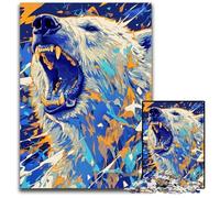 Rompecabezas para Adultos, 1000 Piezas de Oso Polar Blanco, de cartón, Juguete Educativo Intelectual descompresor, Buen Regalo para Adultos y Adolescentes, 26x38cm