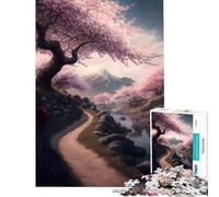 Rompecabezas para Adultos 1000 Piezas de paisajes realistas de Japón Divertidas Actividades en casa Una Obra de Arte Juegos relajantes Apto para Mayores de 14 años (38x52cm)