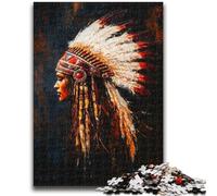 Rompecabezas para Adultos, 1000 Piezas de Pintura al óleo de Princesas Indias, Ideal como Juego Educativo, Regalo de cumpleaños, decoración de Pared (38x26cm)