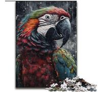 Rompecabezas para Adultos, 1000 Piezas de Retratos de Loros Coloridos, Juego de ingenio para Adolescentes, Noche de Juegos en Familia (tamaño: 50x75cm)
