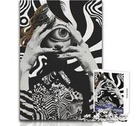 Rompecabezas para Adultos 1000 Piezas de Retratos de Ojo Que Todo lo ve, Juguetes educativos, decoración de Pared, Regalos de Amigo Secreto, tamaño 50x75cm