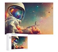 Rompecabezas para adultos, 1000 piezas de rompecabezas de aventura de exploración espacial, 5 sierras de calar para adultos, juegos familiares, pero divertidos y divertidos para cumpleaños, Navidad