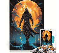 Rompecabezas para Adultos 1000 Piezas de Samurai Sekiro Juegos Divertidos para ejercitar la Mente y Las Manos y Fortalecer el Amor en Pareja 38x52cm