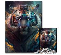 Rompecabezas para Adultos: 1000 Piezas de Tigres, Ideales para Adolescentes y coleccionistas, como decoración del hogar y Regalo de Viaje 26x38cm/10,23x14,96 Pulgadas.