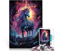 Rompecabezas para adultos, 1000 piezas de unicornio para decoración del hogar, rompecabezas para aliviar el estrés, 19.7 x 29.5 pulgadas, para adolescentes de 14 años en adelante