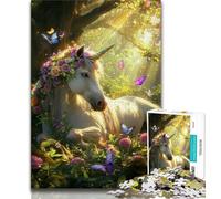 Rompecabezas para Adultos 1000 Piezas de Unicornios de la Jungla para Adolescentes Ideal para el Aprendizaje y como Regalo para Toda la Familia 75x50cm