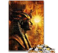 Rompecabezas para Adultos 1000 Piezas del Antiguo Dios Egipcio Ra Apto para Mayores de 14 años Juego Intelectual Educativo para cumpleaños y Navidad 26x38cm