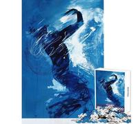 Rompecabezas para Adultos 1000 Piezas del Zodiaco Acuario Juguetes educativos Regalos para Mujeres y Hombres Juegos relajantes Que ayudan a ejercitar el Cerebro tamaño 50x75cm