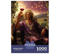 Rompecabezas para Adultos 1000 Piezas Dionysus, God of Wine and Ecstasy - Master of Celebration Rompecabezas para Adultos Juegos Relajantes Regalos para Mujeres Juegos Desafiantes Regalos 38x26cm/100