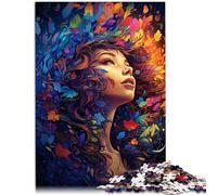 Rompecabezas para adultos 1000 piezas Diosa del arte de Color Puzzle Imposible 26x38cm Mejorar el amor entre las parejas para y adolescentes de edad 14 años y más
