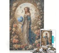 Rompecabezas para Adultos, 1000 Piezas, Diosa Gaia, Juego Interactivo, para divertirse en Familia, para Fortalecer el Amor en Pareja 38x26cm