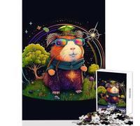 Rompecabezas para Adultos 1000 Piezas diseño de Conejillo de Indias Ideal para Decorar el hogar Regalo de cumpleaños Juego de ingenio Entrena tu Cerebro y Tus Manos tamaño 38x26cm