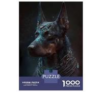 Rompecabezas para Adultos 1000 Piezas Doberman Pinscher Dog Rompecabezas para Adultos Juegos De Relajación Análisis Y Lógica Oferta como Regalos para Toda La Familia 70x50cm/1000pcs