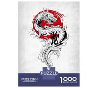 Rompecabezas para Adultos 1000 Piezas Dragon Japan Rompecabezas para Adolescentes Juegos Relajantes Análisis Y Lógica Cumpleaños Y Navidad 52x38cm/1000pcs