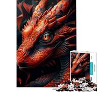 Rompecabezas para Adultos 1000 Piezas Dragón mi Amigo Divertido Rompecabezas de 1000 Piezas Juguetes de decoración para el hogar Arte de Pared cumpleaños (38x26cm)