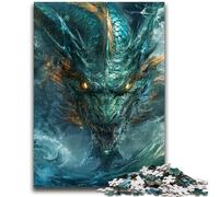Rompecabezas para Adultos, 1000 Piezas, dragón Misterioso, Juegos educativos, decoración del hogar, Juego Educativo para cumpleaños y Navidad, 50x75cm