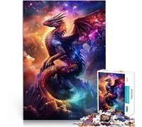 Rompecabezas para Adultos 1000 Piezas Dragón Tormenta Nebulosa Juguete Educativo para aliviar el estrés Regalos de Amigo Secreto 75x50cm