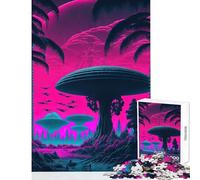 Rompecabezas para Adultos 1000 Piezas Ecos de Extraterrestres Decoración del hogar Juguetes Regalos Ideas Juego de ingenio Mejorar el Amor Entre Parejas tamaño 50x75cm