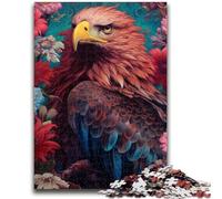 Rompecabezas para Adultos 1000 Piezas El Águila y el Jardín para un Juego Educativo, un desafío y un Regalo Ideal para Toda la Familia 50x75cm