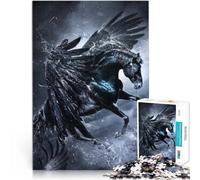 Rompecabezas para Adultos 1000 Piezas El Ascenso de Pegaso Juego desafiante y Juego Familiar Colección de Artistas, Bellas Artes 38x26cm