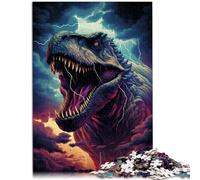 Rompecabezas para Adultos 1000 Piezas El Feroz Tyrannosaurus Rex Puzzle Imposible 10.27 Pulgadas x 14.96" Impresionante