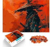 Rompecabezas para Adultos 1000 Piezas El último samurái Competición de Velocidad de Manos Cada Pieza es única: un desafiante y Divertido Juego Familiar 75x50cm