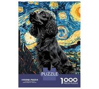 Rompecabezas para Adultos 1000 Piezas English Cocker Spaniel Rompecabezas Juegos para Relajarse Vacaciones En Casa Matar El Tiempo Actividades Divertidas En Casa 52x38cm/1000pcs