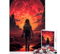 Rompecabezas para Adultos 1000 Piezas Escena del Futuro de Marte Juguete Educativo Gran Regalo para Juegos Juego Educativo Entrena tu Cerebro y Tus Manos tamaño 38x26cm