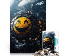 Rompecabezas para Adultos 1000 Piezas Estación Espacial Sonriente Juguetes Juegos Educativos Antiestrés Decoración 75x50cm