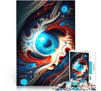 Rompecabezas para Adultos 1000 Piezas Estilo Ojo de la Tormenta 2 Juguete de desafío de Juego Educativo Regalo de Obra de Arte 52x38cm