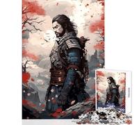 Rompecabezas para Adultos 1000 Piezas Eternal Samurai Spirit Juguetes antiestrés Regalos para Mujeres y Hombres Juegos educativos Actividades Divertidas en casa tamaño 50x75cm