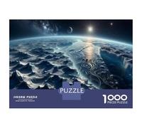 Rompecabezas para Adultos, 1000 Piezas Exploring Frozen Worlds A Journey Through Ice-Covered Planets Rompecabezas para Adolescentes, Juguete, Decoración De Pared, Regalos para Amigos Y Familiares 52x