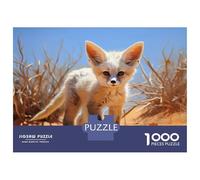 Rompecabezas para Adultos 1000 Piezas Fennec Fox Portrait Rompecabezas Juegos Divertidos Vacaciones En Casa Matar El Tiempo Oferta como Regalos para Toda La Familia 38x26cm/1000pcs