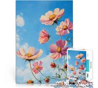 Rompecabezas para Adultos 1000 Piezas Florecer en el Cosmos Juegos educativos Juguetes de Bricolaje Regalos de cumpleaños 38x26cm