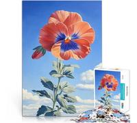 Rompecabezas para Adultos 1000 Piezas Florecer en Pensamientos Juguetes de Entretenimiento Familiar Regalo para cumpleaños 75x50cm