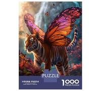 Rompecabezas para Adultos 1000 Piezas Flying Tiger with Wings Rompecabezas para Adolescentes Juegos Familiares Difícil Difícil Cumpleaños Y Navidad 52x38cm/1000pcs