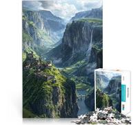 Rompecabezas para Adultos 1000 Piezas Fortaleza de la Soledad Reducción del estrés Interesante Juguetes de decoración del hogar 38x26cm