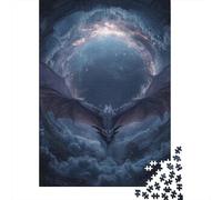 Rompecabezas para Adultos 1000 Piezas Galactic Dragon Flight Rompecabezas para Adultos Juguetes DIY Análisis Y Lógica Diversión En Casa Actividades, 52x38cm/1000pcs