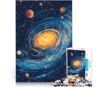 Rompecabezas para Adultos 1000 Piezas Galaxia Espiral cósmica Entrena tu Cerebro y Tus Manos Interacción Entre Padres e Hijos 75x50cm