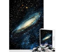 Rompecabezas para Adultos 1000 Piezas Galaxia Espiral en el Espacio Decoración del hogar Juguetes Regalos de cumpleaños Juegos relajantes Colección de Artistas Bellas Artes Tamaño 38x52cm
