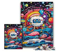 Rompecabezas para Adultos 1000 Piezas Galaxy Planet cartón Jigsaw 26x38cm Padres, Amantes, Amigos - Edad 14+