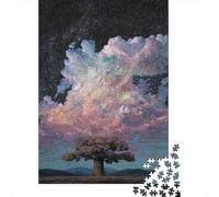 Rompecabezas para Adultos 1000 Piezas Galaxy Tree Painting Rompecabezas para Adolescentes Juego De Ingenio Mejora La Memoria Actividades Divertidas En Casa 70x50cm/1000pcs
