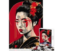 Rompecabezas para Adultos 1000 Piezas Geisha Pop Juguete Educativo Regalo de cumpleaños Juego práctico colección de Artistas Bellas Artes tamaño 38x52cm