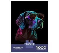 Rompecabezas para Adultos 1000 Piezas German Shorthaired Pointer Rompecabezas para Adultos Juegos De Relajación Carrera De Velocidad De Manos Juego Desafiante Regalos 70x50cm/1000pcs