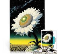Rompecabezas para Adultos 1000 Piezas Girasol del Universo Juguetes para aliviar el estrés Decoración hogar 38x26cm