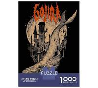 Rompecabezas para Adultos 1000 Piezas Gothic Whale Castle Rompecabezas para Adolescentes Juegos Relajantes Una Obra De Arte Cumpleaños Y Navidad 52x38cm/1000pcs